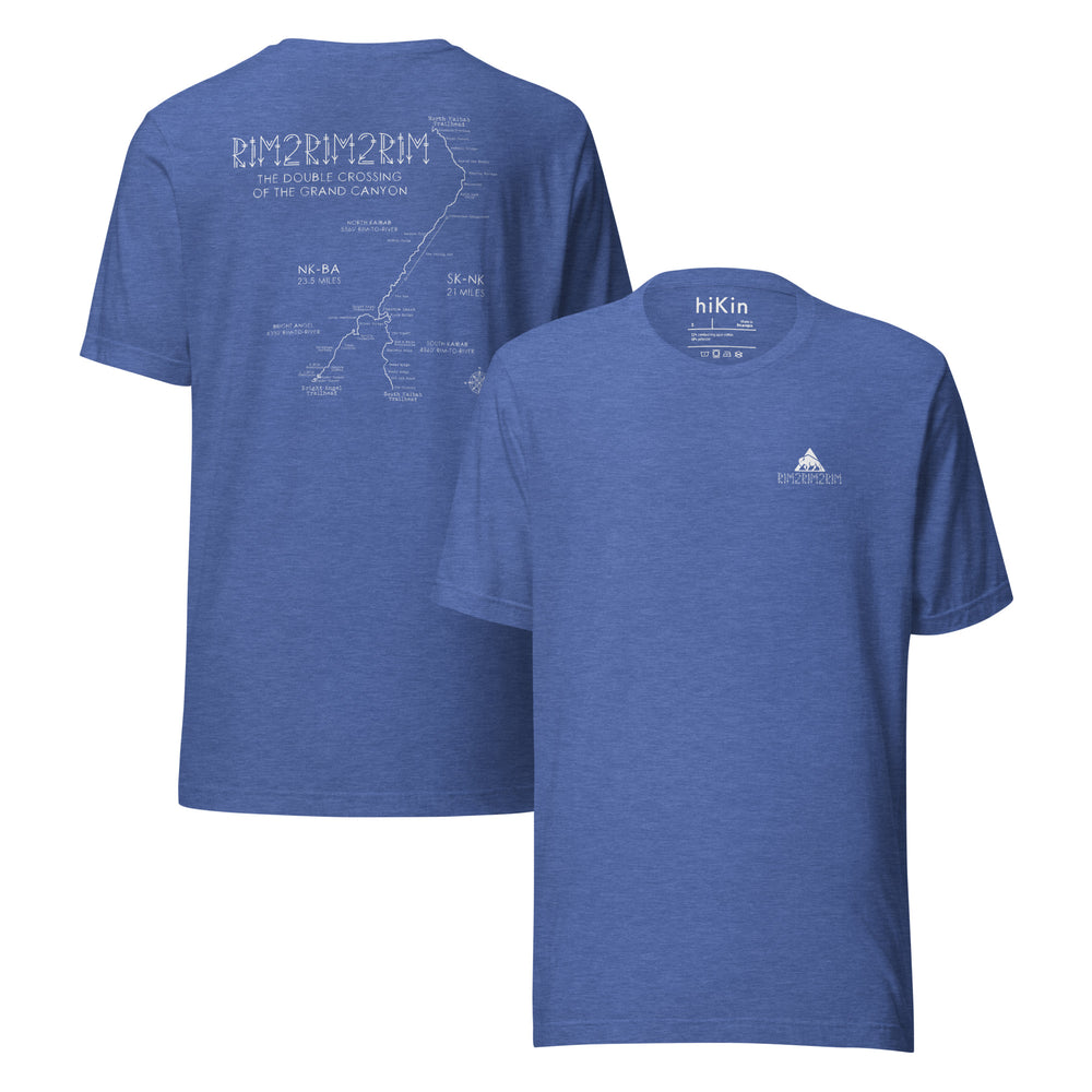 THE ULTIMATE Rim2Rim2Rim (R3, Double Crossing) Unisex Tee