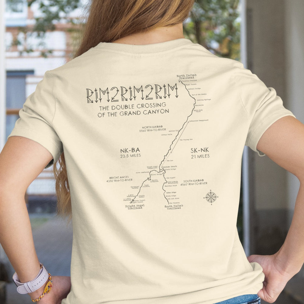 THE ULTIMATE Rim2Rim2Rim (R3, Double Crossing) Unisex Tee