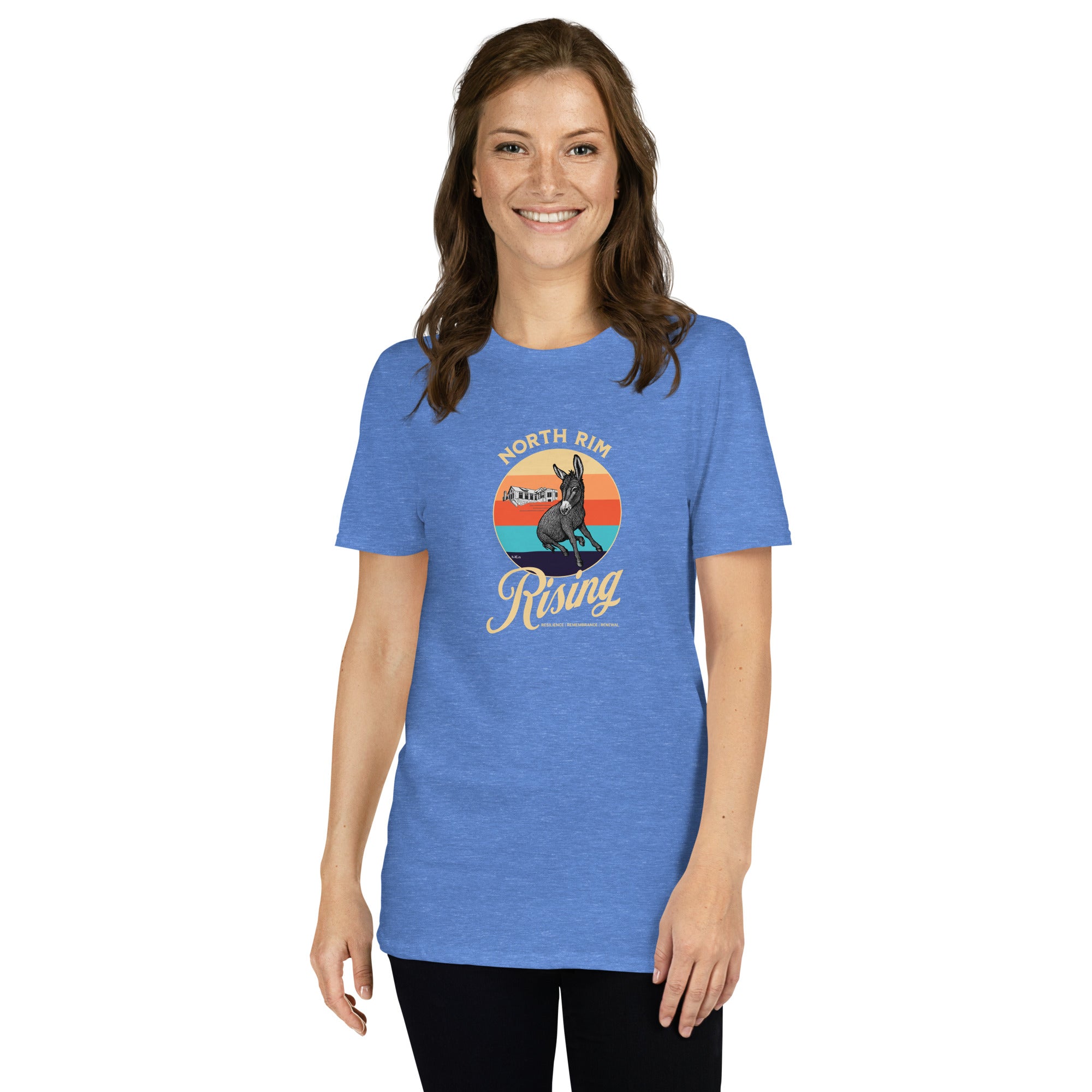 North Rim Rising Unisex Tee: ALL PROFITS TO SUPPORT THOSE AFFECTED BY NORTH RIM FIRE