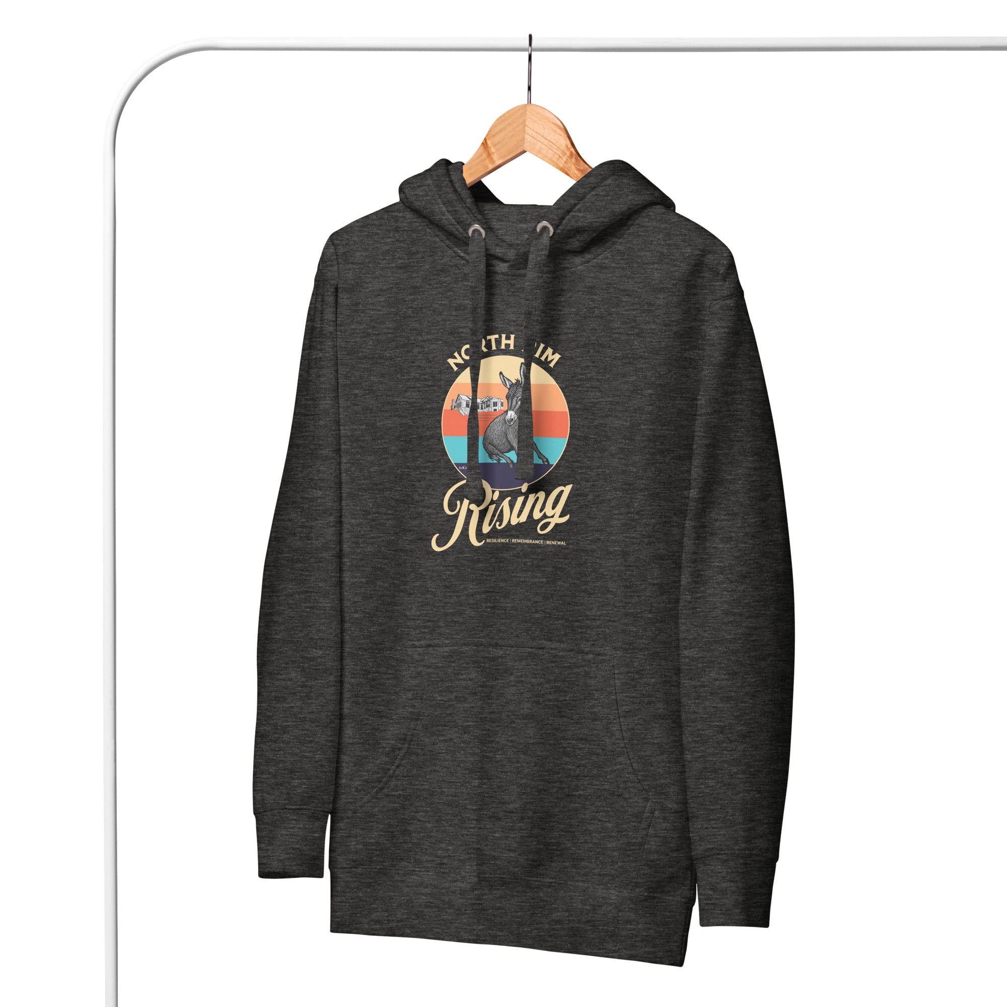 North Rim Rising Unisex Hoodie: ALL PROFITS TO SUPPORT THOSE AFFECTED BY NORTH RIM FIRE