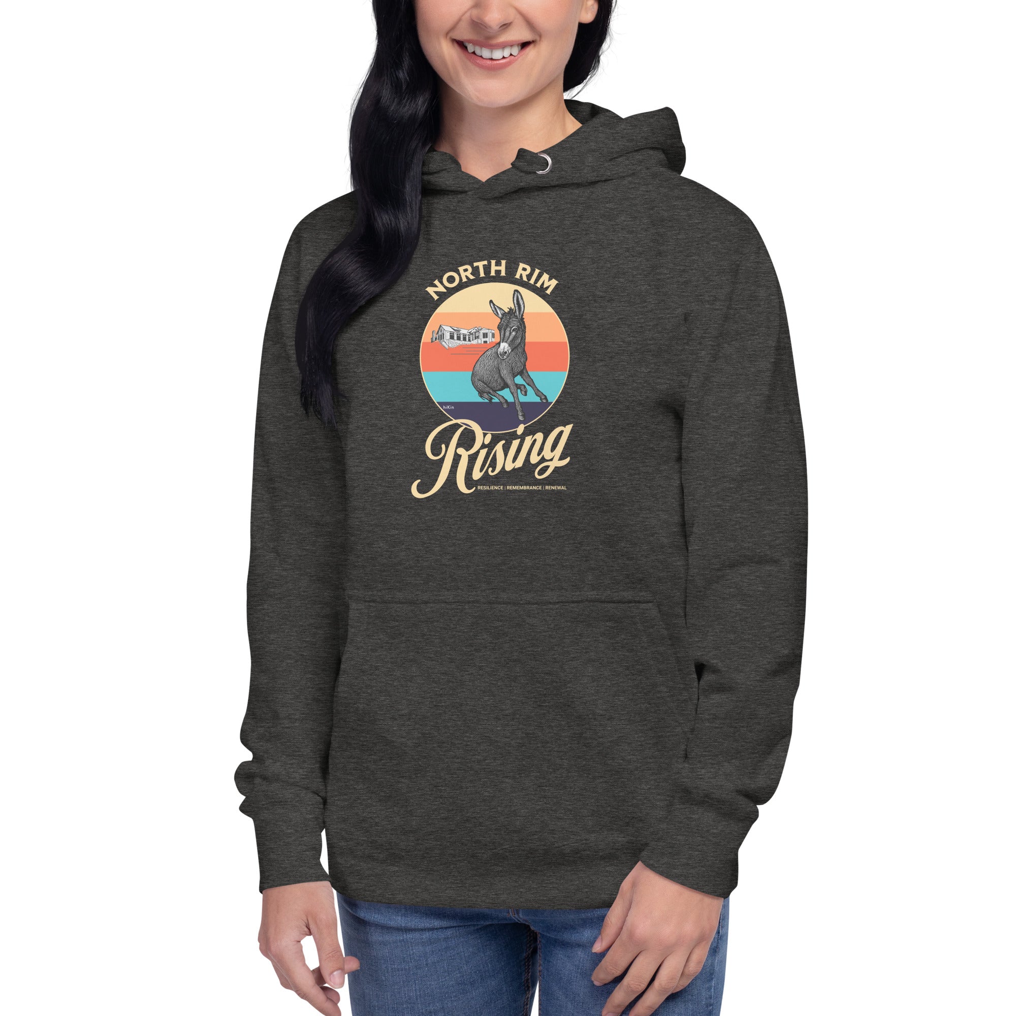 North Rim Rising Unisex Hoodie: ALL PROFITS TO SUPPORT THOSE AFFECTED BY NORTH RIM FIRE