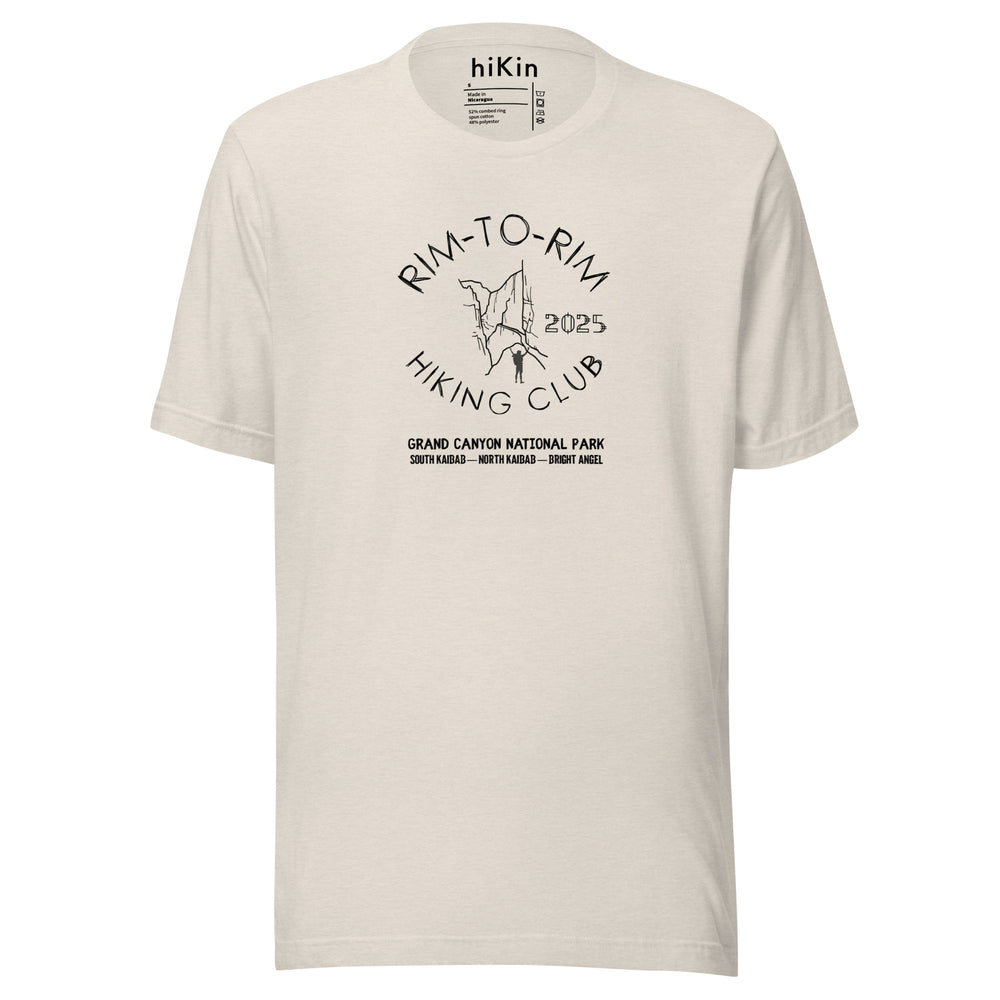 Rim-To-Rim Club 2025 Unisex Tee