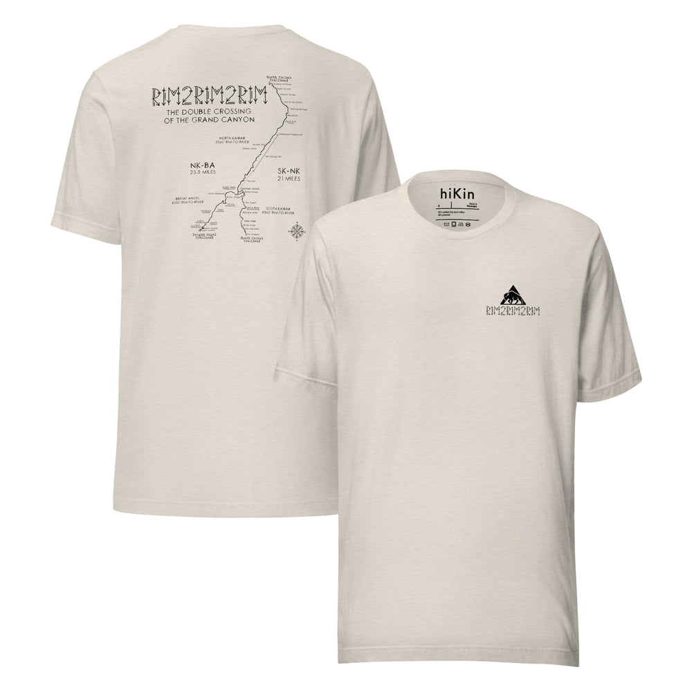 THE ULTIMATE Rim2Rim2Rim (R3, Double Crossing) Unisex Tee