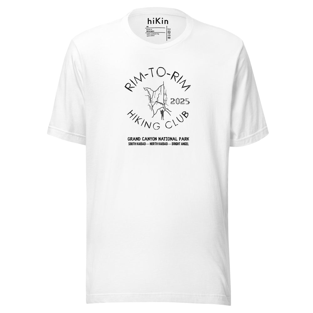 Rim-To-Rim Club 2025 Unisex Tee