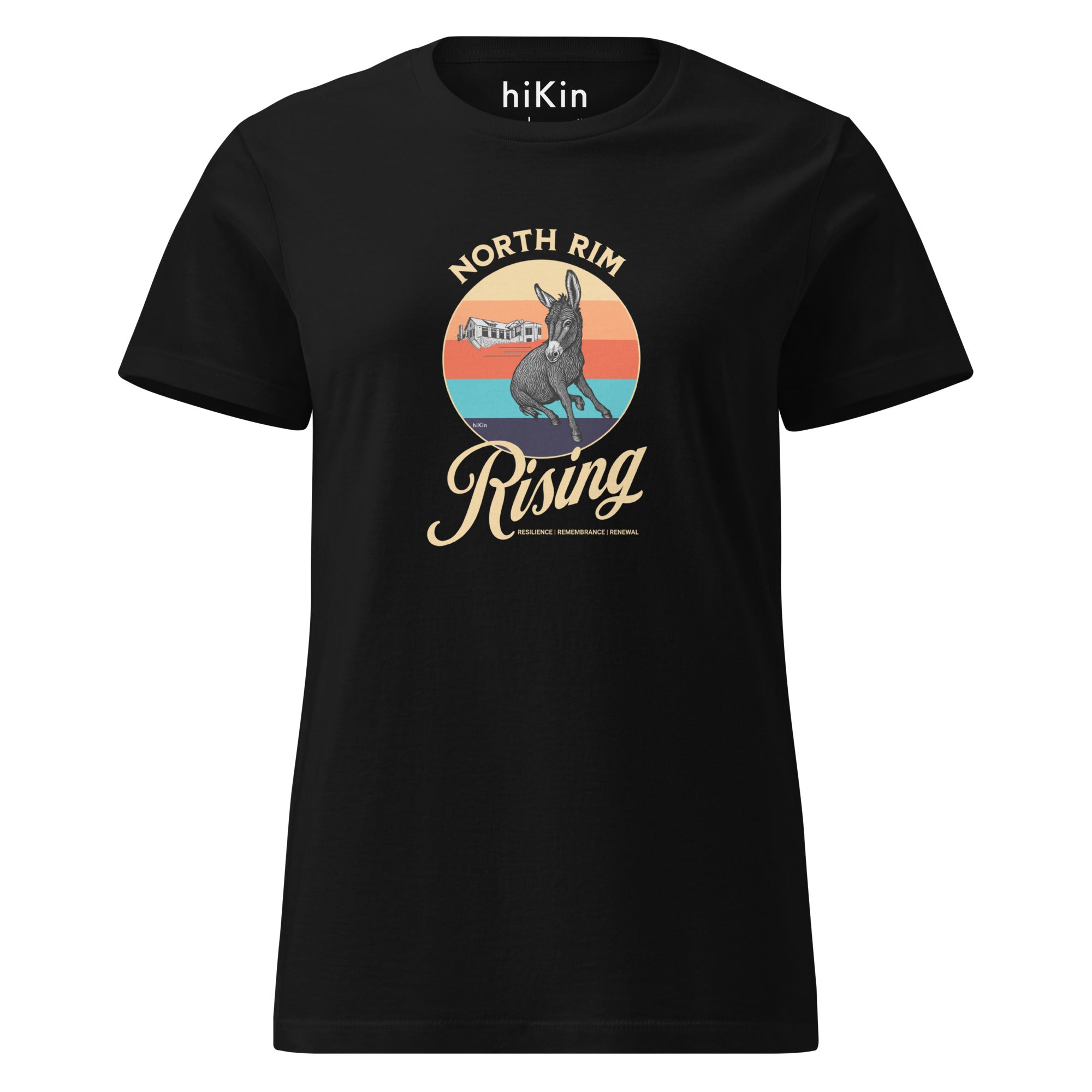 Women's Cut North Rim Rising Tee: ALL PROFITS SUPPORT THOSE AFFECTED BY NORTH RIM FIRE