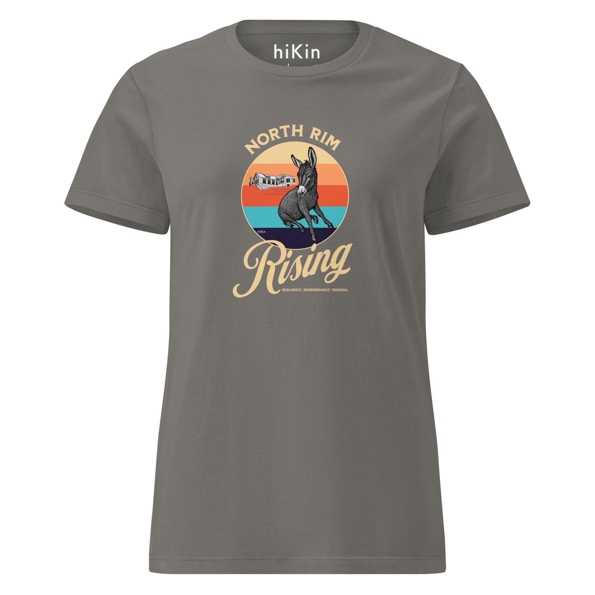 Women's Cut North Rim Rising Tee: ALL PROFITS SUPPORT THOSE AFFECTED BY NORTH RIM FIRE