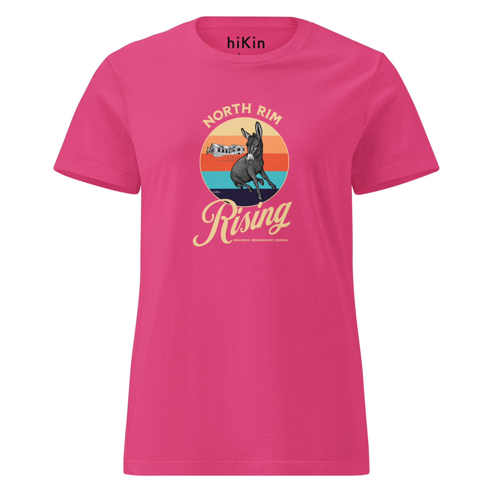Women's Cut North Rim Rising Tee: ALL PROFITS SUPPORT THOSE AFFECTED BY NORTH RIM FIRE