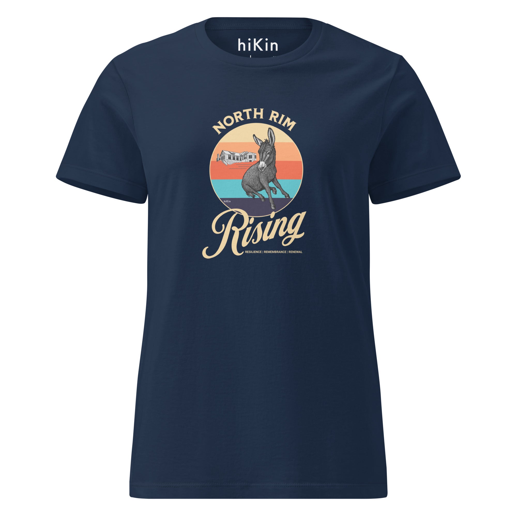 Women's Cut North Rim Rising Tee: ALL PROFITS SUPPORT THOSE AFFECTED BY NORTH RIM FIRE